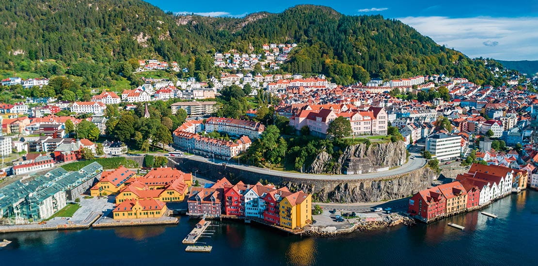 Bergen’s colourful wharf
